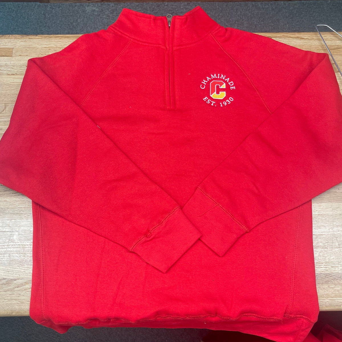 Ouray Benchmark 1/4 Zip Pullover - Red - Chaminade Split C 1930