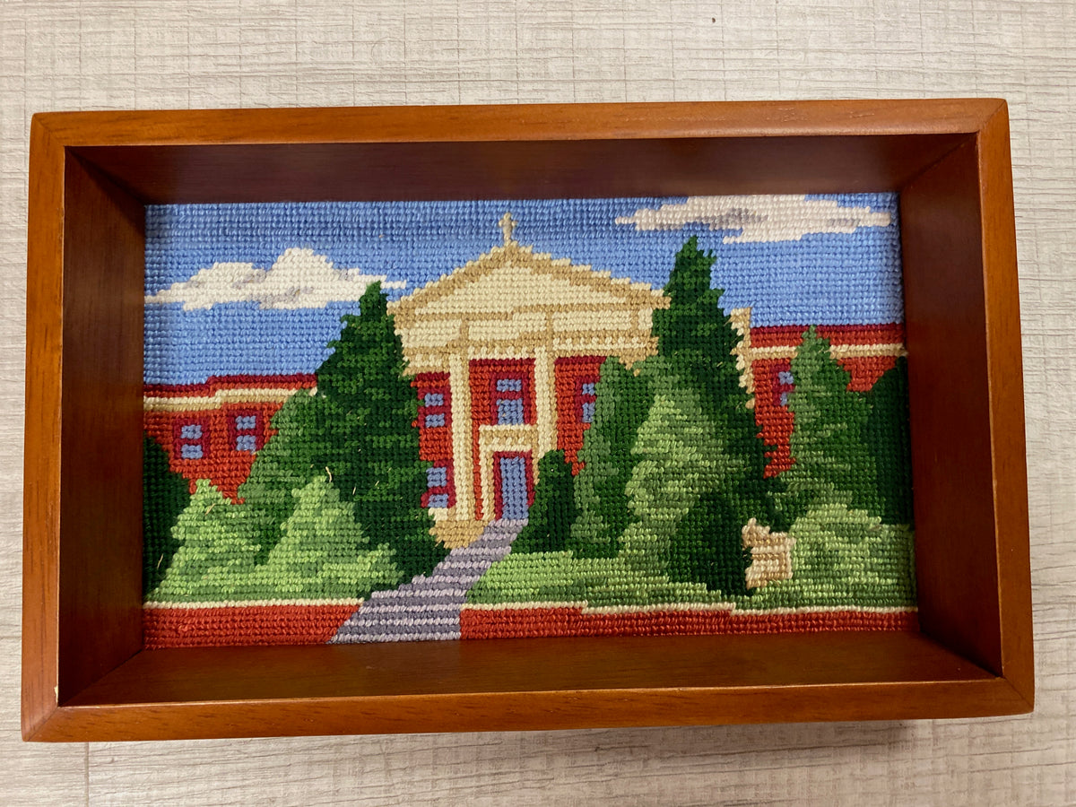 University of Mississippi Needlepoint Valet Tray by Smathers & Branson