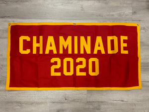 Custom Hand-Sewn Chaminade Year Banner