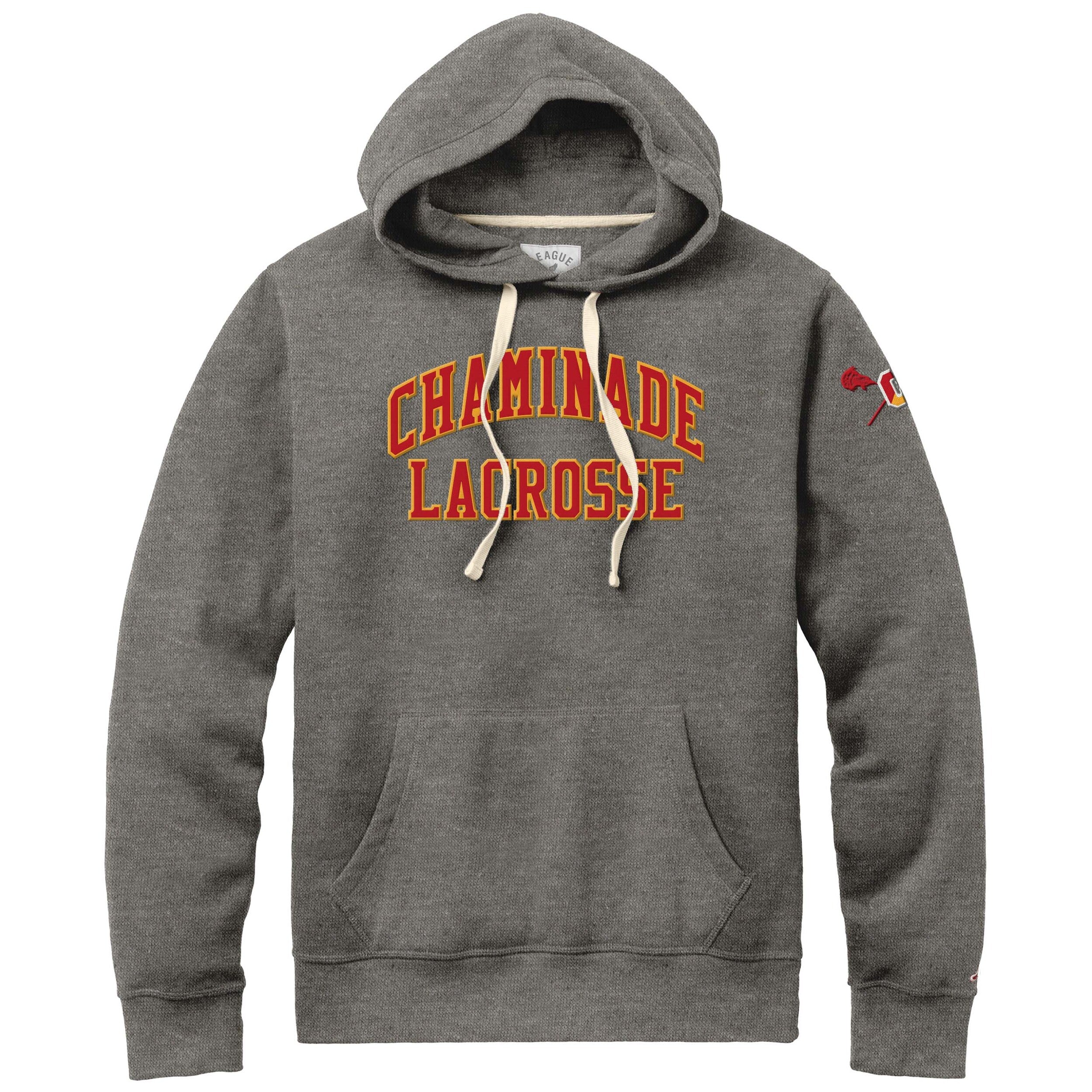 Legacy Embroidered Lacrosse Hoodie - Grey (New Design)