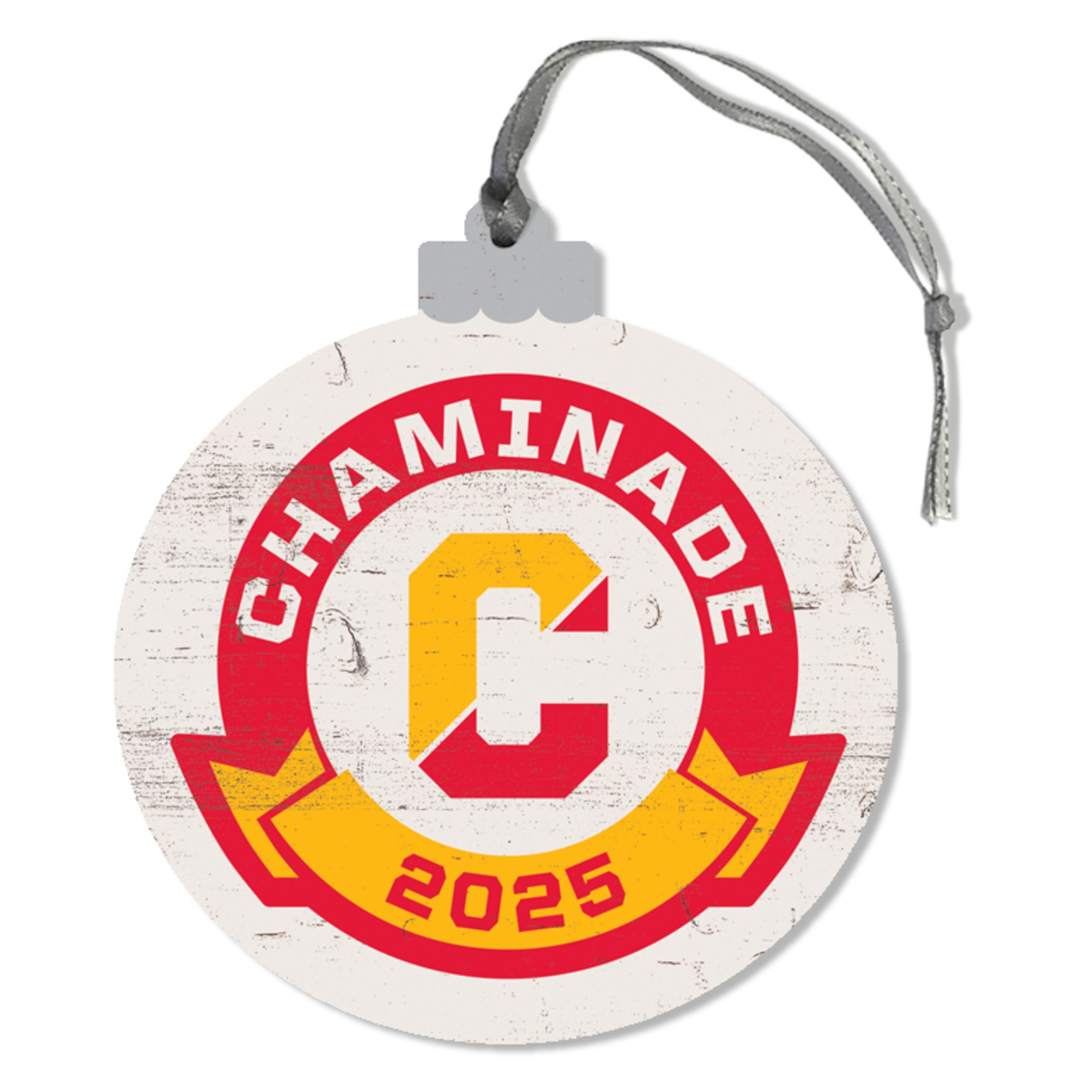 Chaminade 2025 Christmas Wood Ornament - 28 Left In Stock