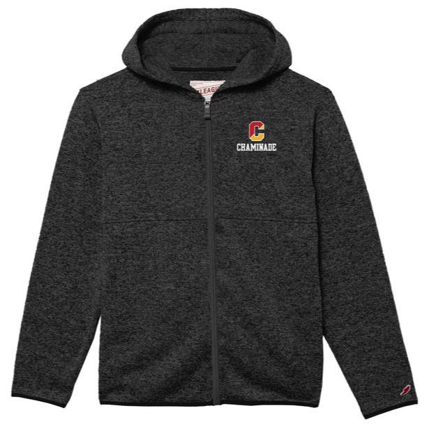 New - Black Sand w/ Spilt C over Chaminade Saranac Full Zip Hood