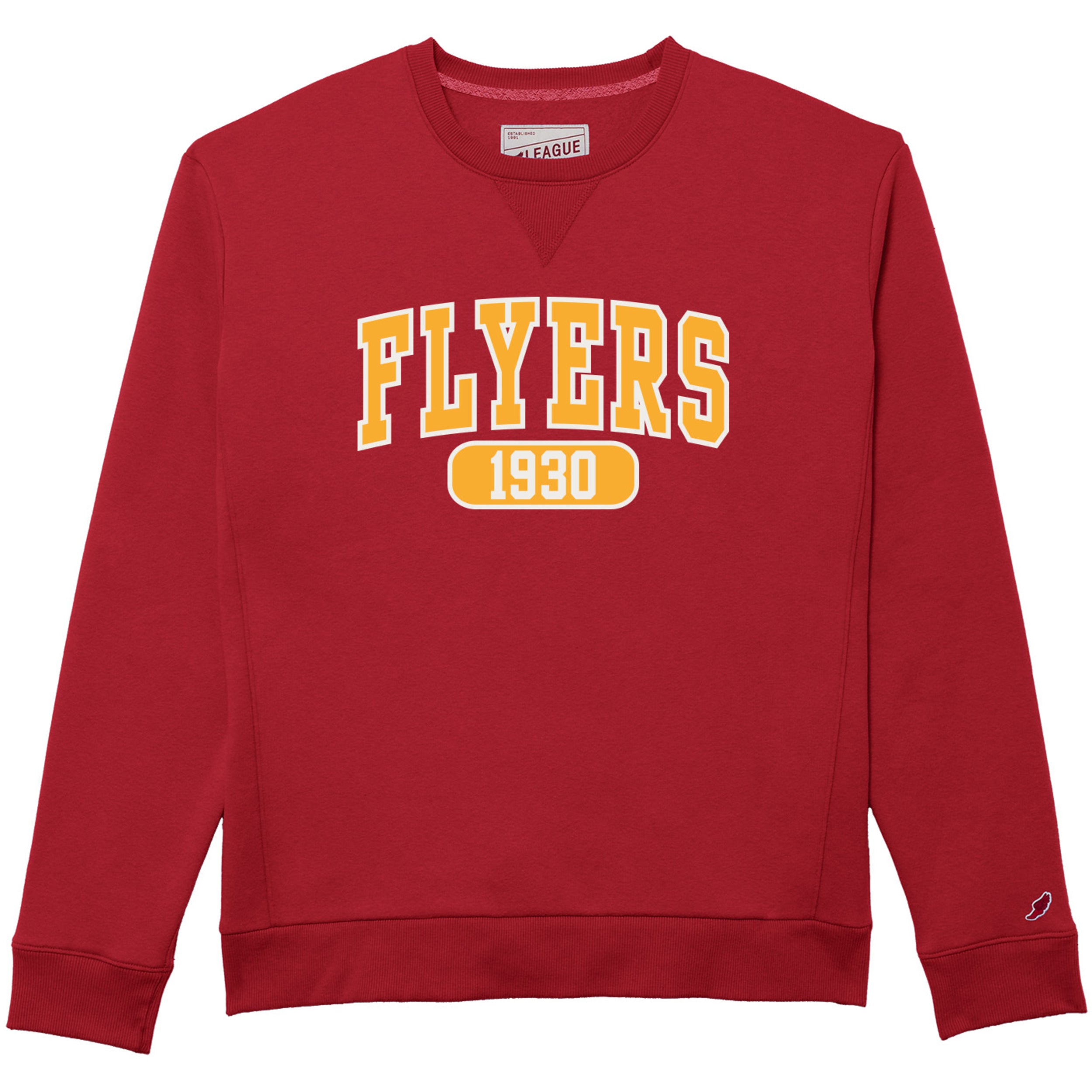 New - Red Crewneck Sweatshirt - Flyers 1930