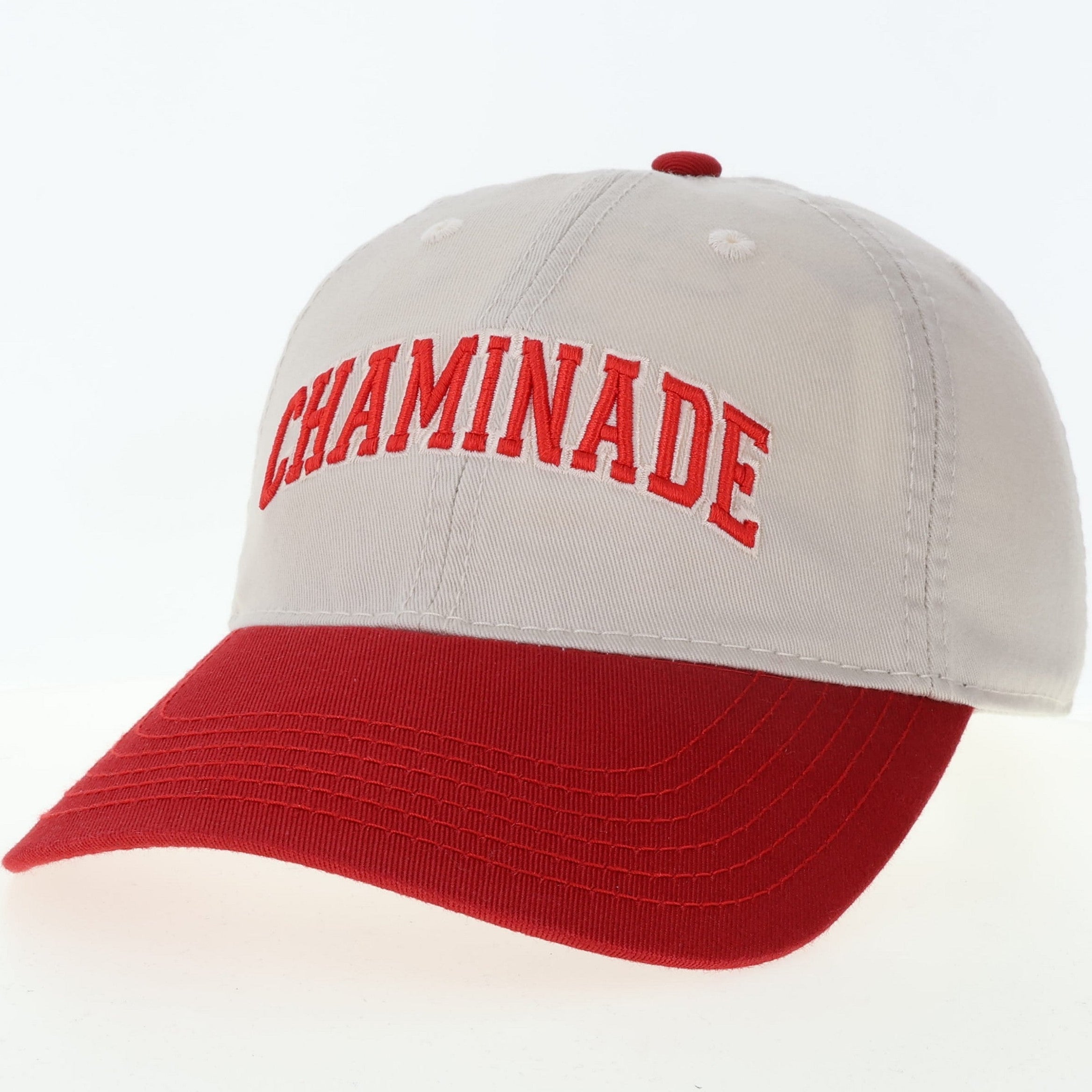 New - Legacy Relaxed Twill Stone/Scarlet - CHAMINADE