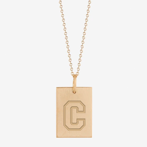 Custom sales rectangle necklace
