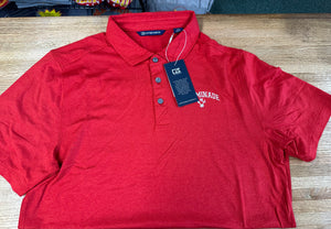 New - Cutter & Buck - Solid Polo - Red - MCK01327