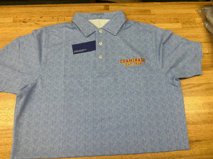 B. Draddy - Mens  Short Sleeve Polo - Blue