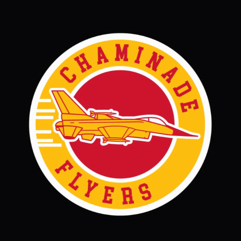 New - Champion Grey Chaminade Flyers Circle Logo Hoodie