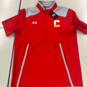 NEW - Under Armour Short Sleeve Pullover Split C