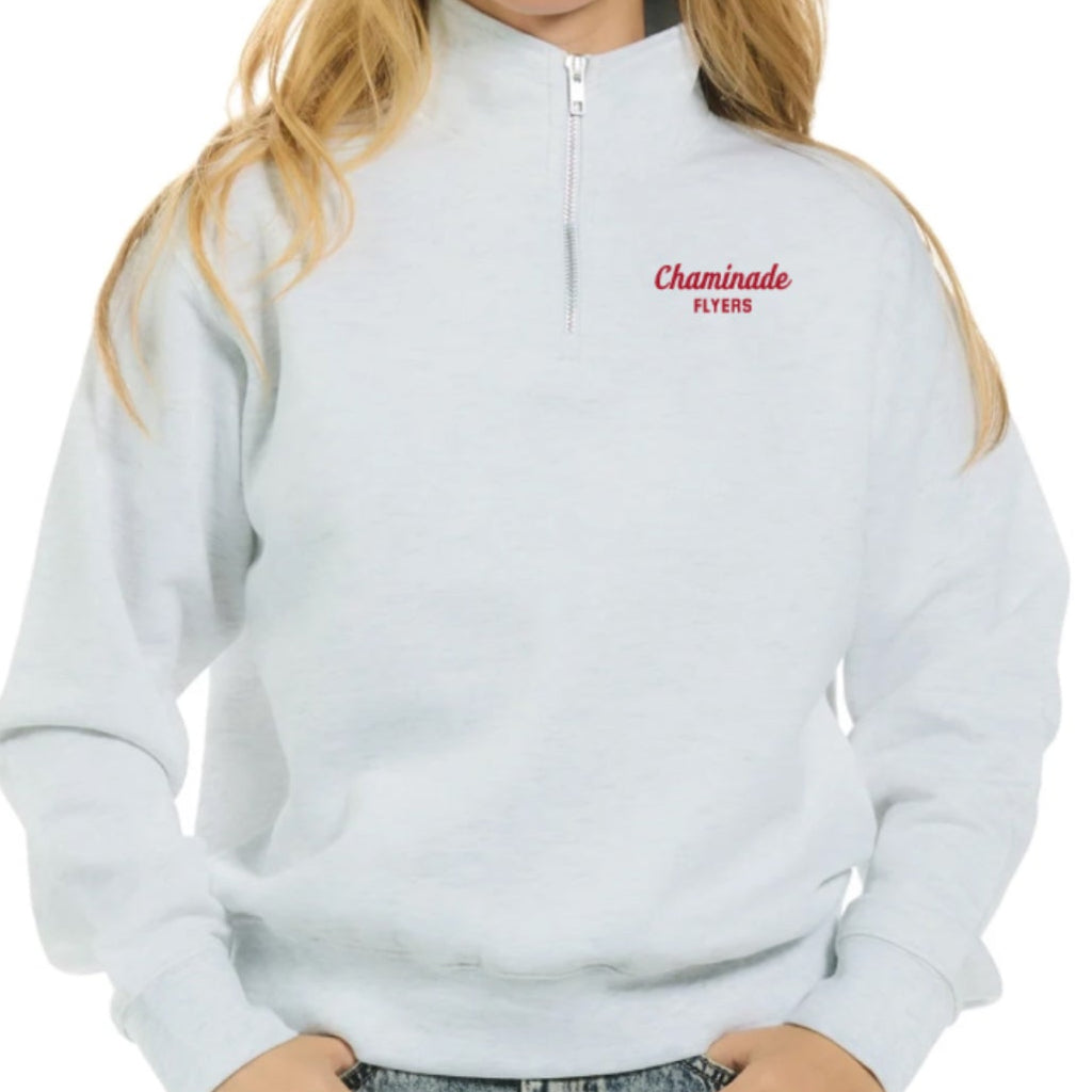 New - ES Sports - 1/4 Zip Womens Chaminade Flyers