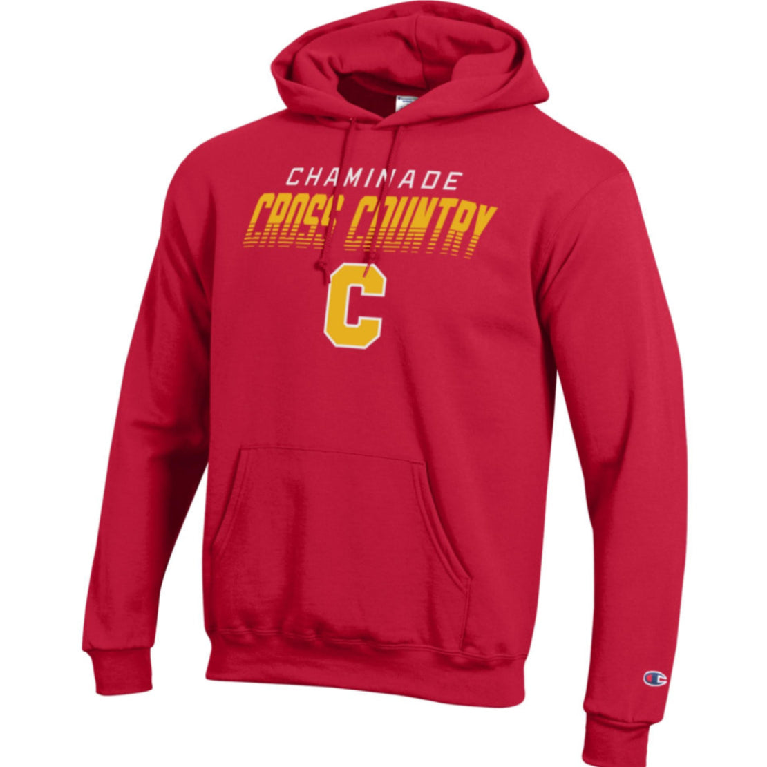 New - Cross Country - Champion Red Powerblend Fleece Hoodie
