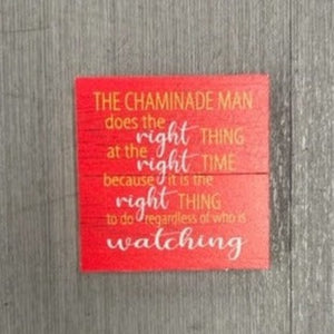Magnet The Chaminade Man - Does the Right Thing Red
