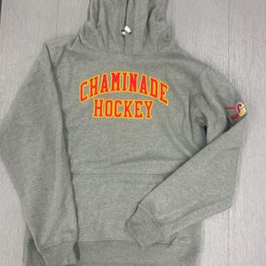 Embroidered Legacy Hockey Hoodie Grey