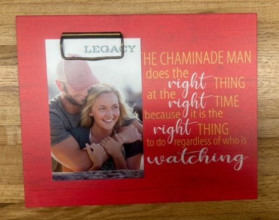 Legacy Chaminade Man Wood  Picture Frame