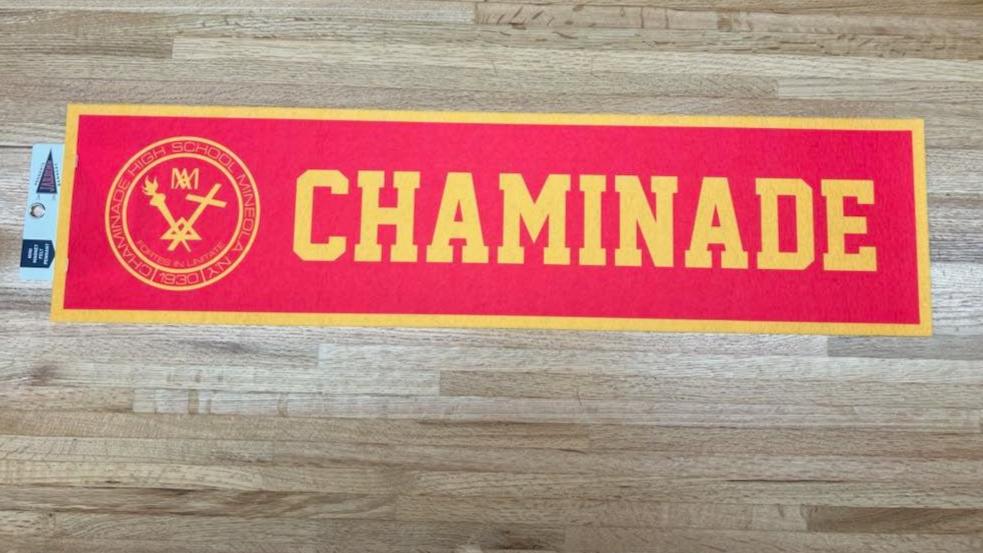 New - Chaminade 8" X 32" Vertical Banner