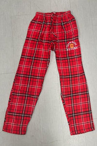 New - ES Sports - Red Plaid Flannel Pajama Pants -  Chaminade Flyers