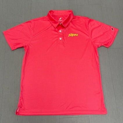 Saturday Polo Shirt - Red Houndstooth FINAL SALE