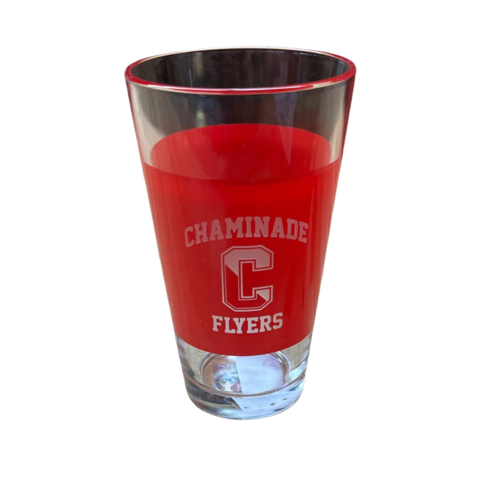 Jardine Chaminade C Flyers Red PInt Glass