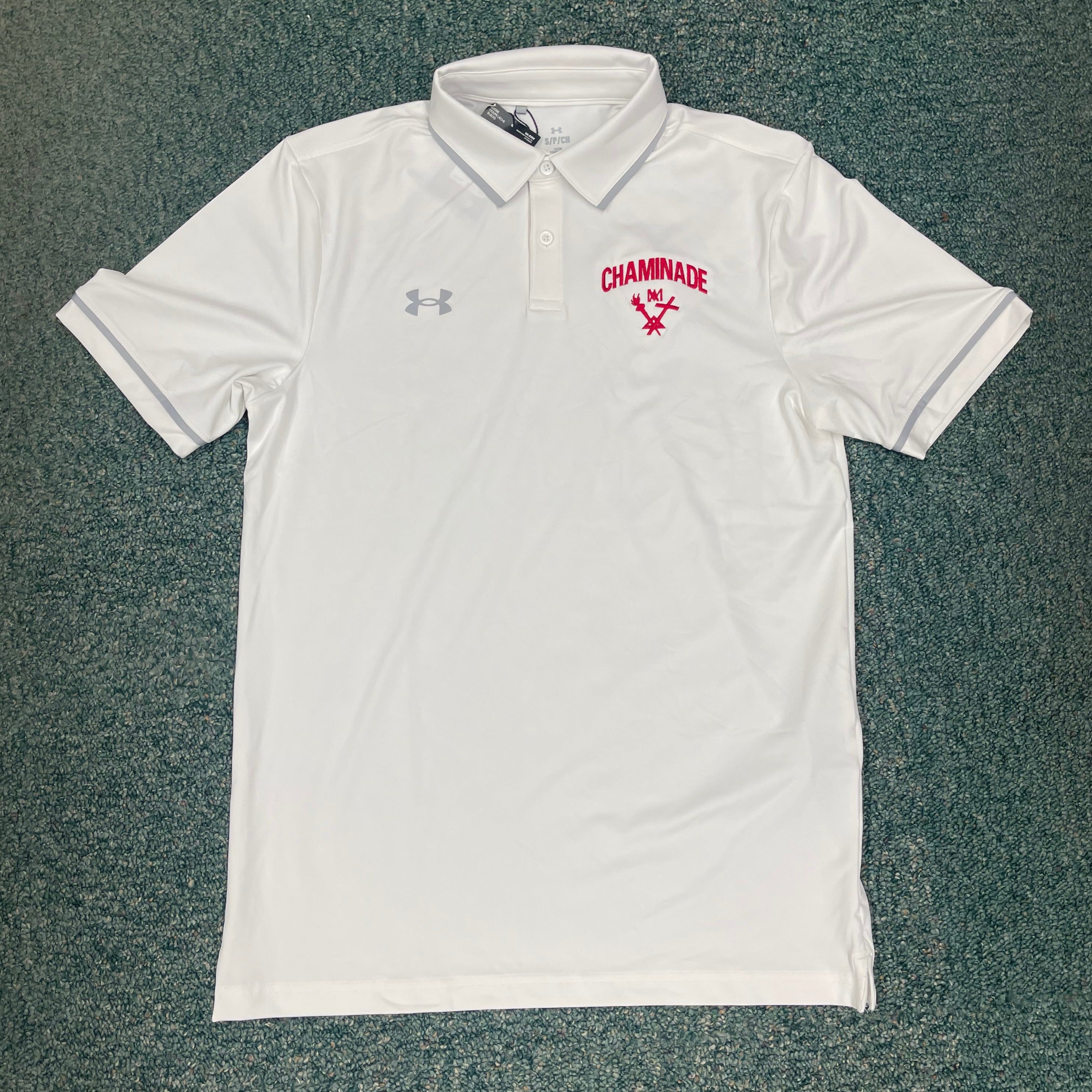 New - Under Armour Men's White  Polo Shirt