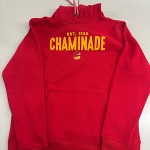 New - Legacy True Red Hoodie w/ gold Chaminade 1930 logo