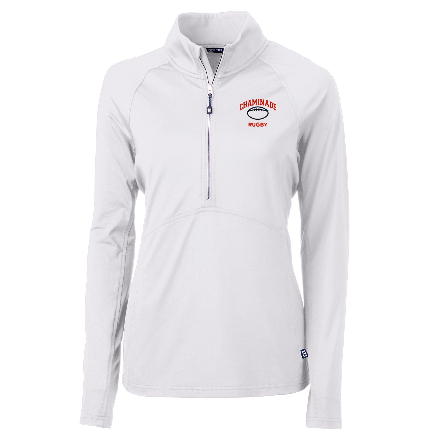 Cutter & Buck Women's Adapt Rugby 1/4 Zip - White - LCK00128