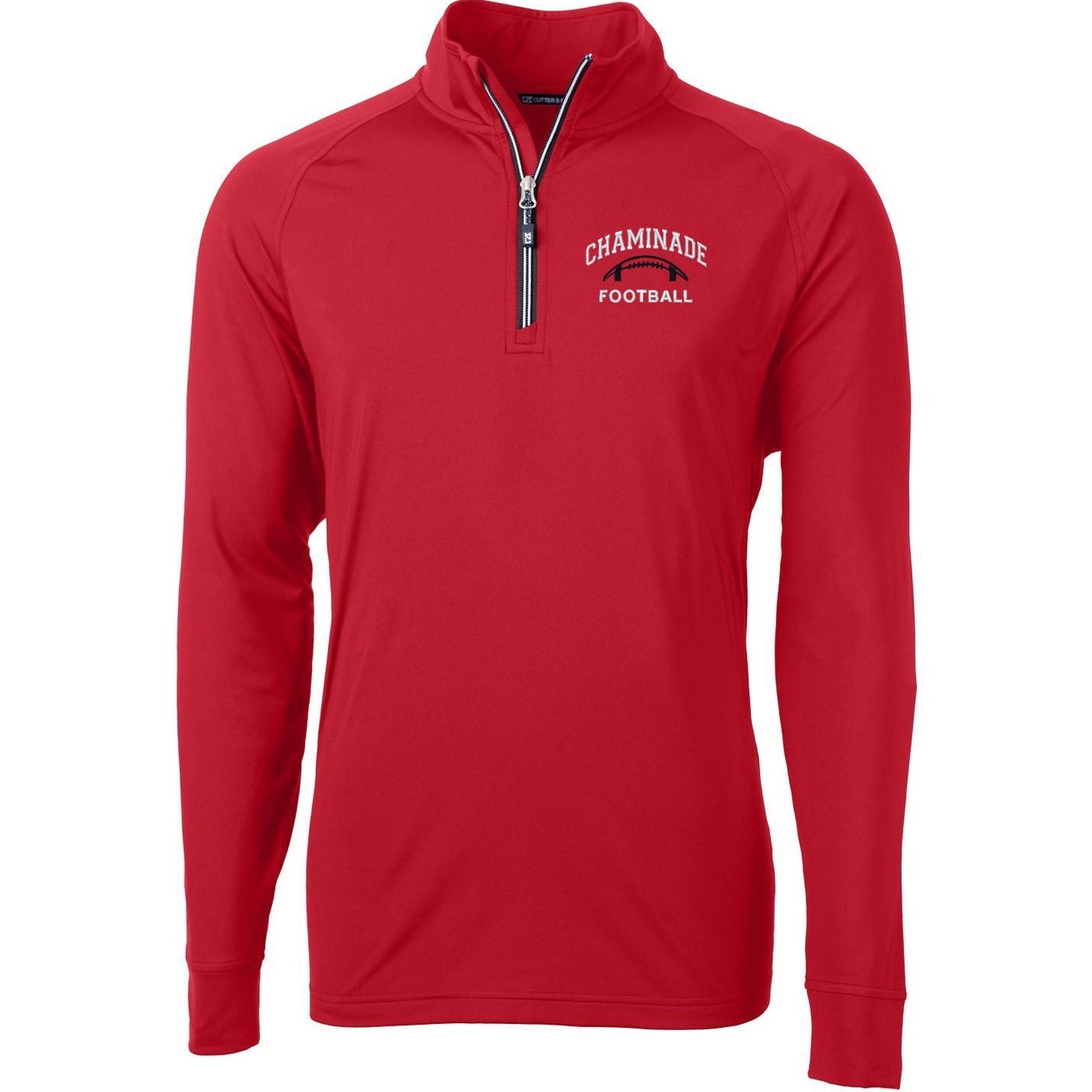 Cutter & Buck Men's Adapt Football 1/4 Zip - Red- MCK01143