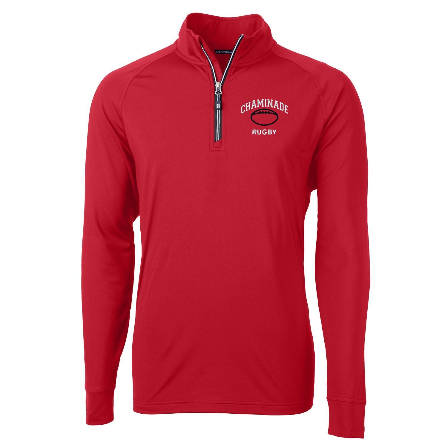 Cutter & Buck Men's Adapt Rugby 1/4 Zip - Red - MCK01143
