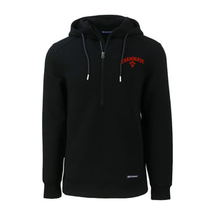 Cutter & Buck Men's Roam Eco Half Zip Pullover Hoodie - MCK01279- EG Grey OR Black