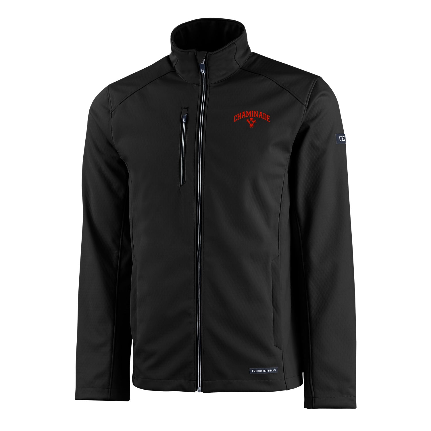 Cutter & Buck Men's Evoke Eco Softshell Full Zip Jacket - - MCO00078 BLACK