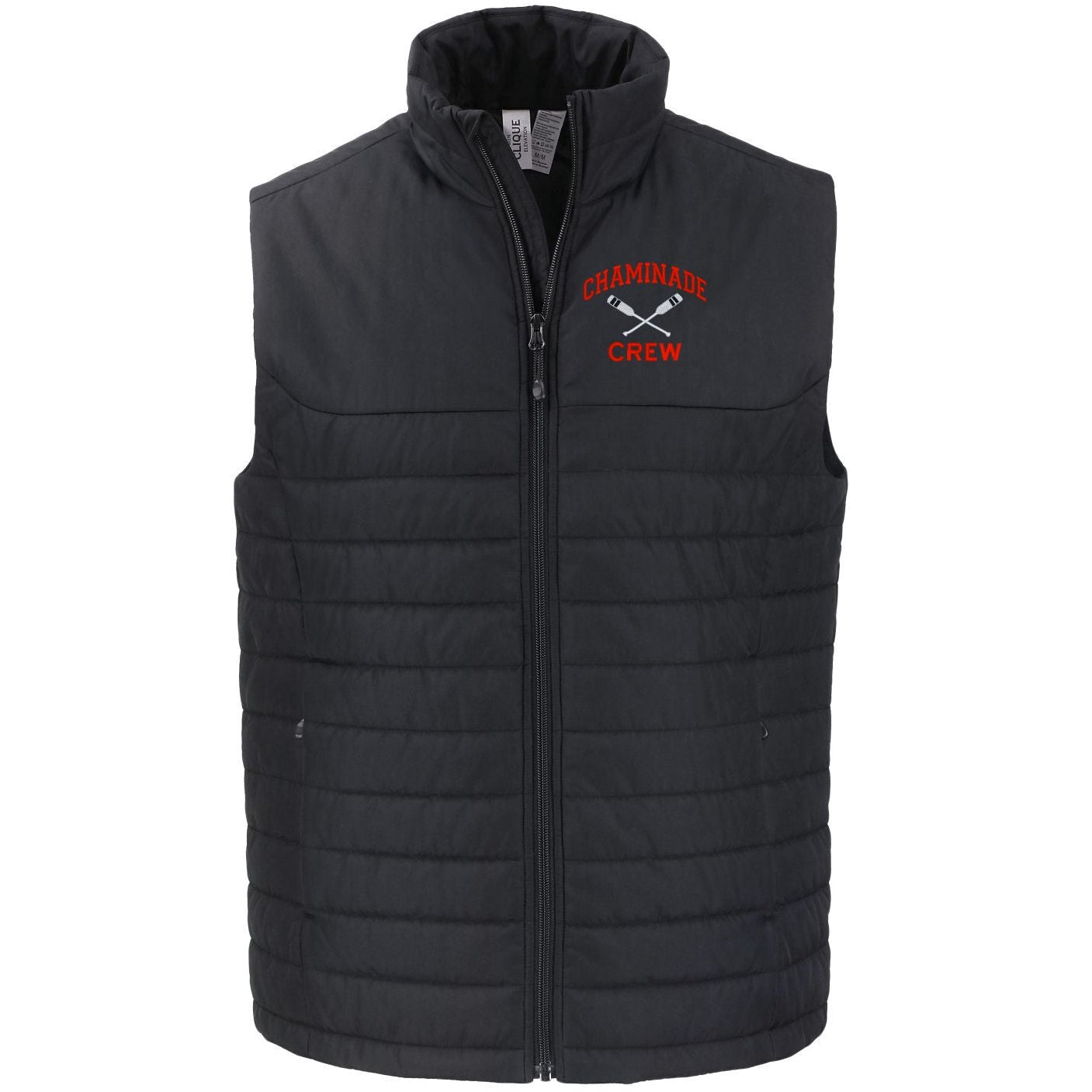 Clique Elevation Eco Full Zip Mens Puffer Vest - Black Crew Vest - MQO00080