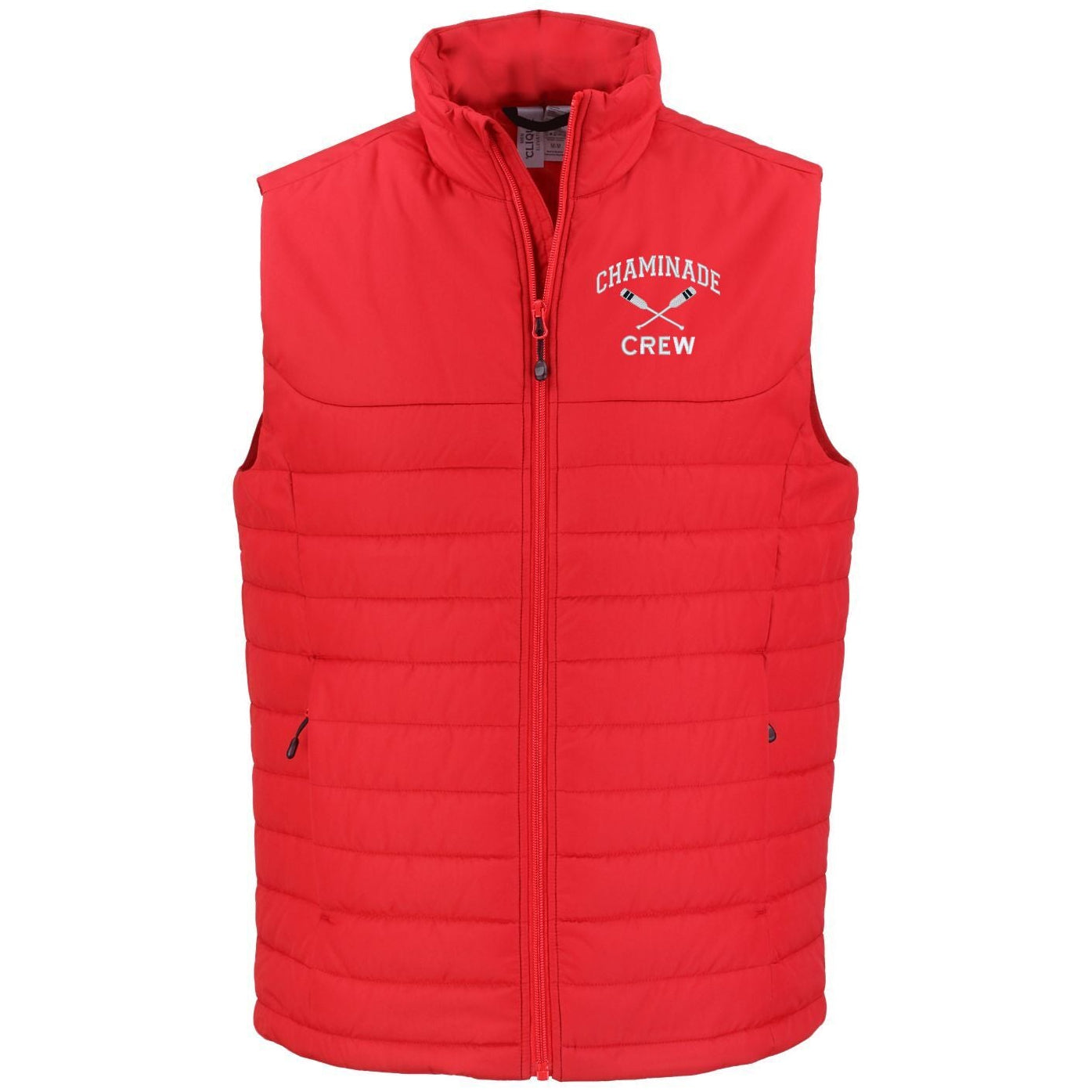 Clique Elevation Eco Full Zip Mens Puffer Vest - Red Crew Vest - MQO00080