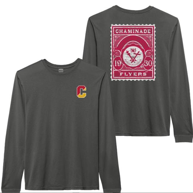 New - Legacy - Chaminade Stamp Long Sleeve Tee