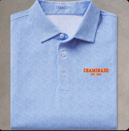 B. Draddy - Mens  Short Sleeve Polo - Blue