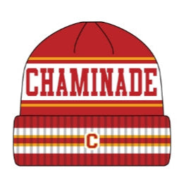 New - Pukka Cuffed Winter Knit Hat - Chaminade White Strip