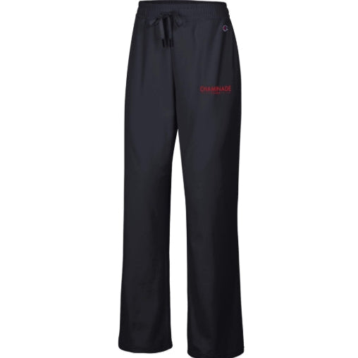 New - Champion Womens Sueded Soft Touch Wide Leg Pant - Black
