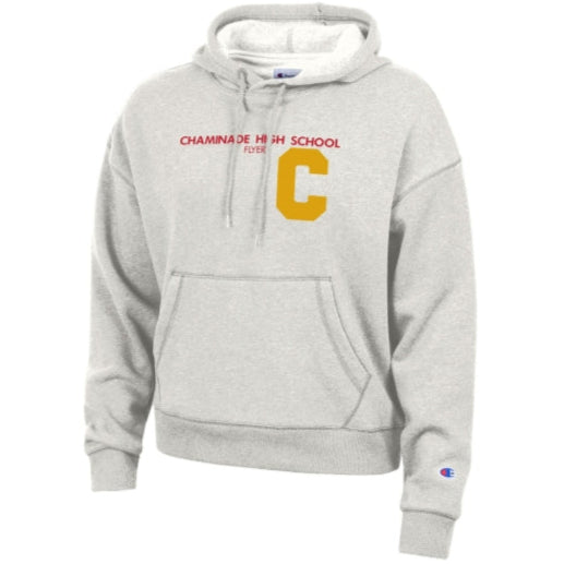 New - Champion Women's Triumph Fleece Hood - Pebblestone
