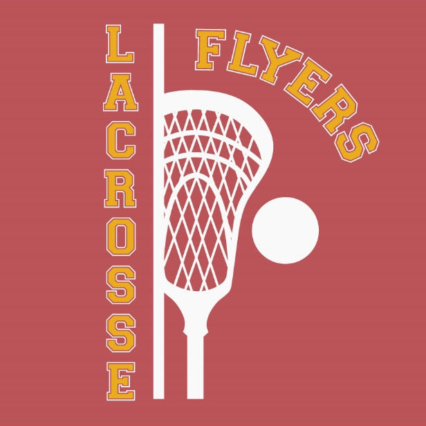 New - Lacrosse Dad  - Legacy Victory Falls Tee Heather True Red