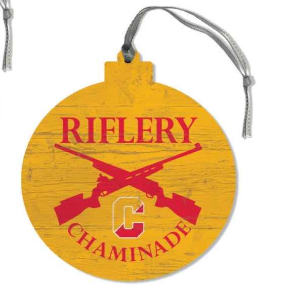 New - Chaminade Riflery Christmas Wood Ornament