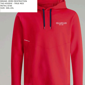 Zero Restriction - Mens TKO Hoodie - True Red