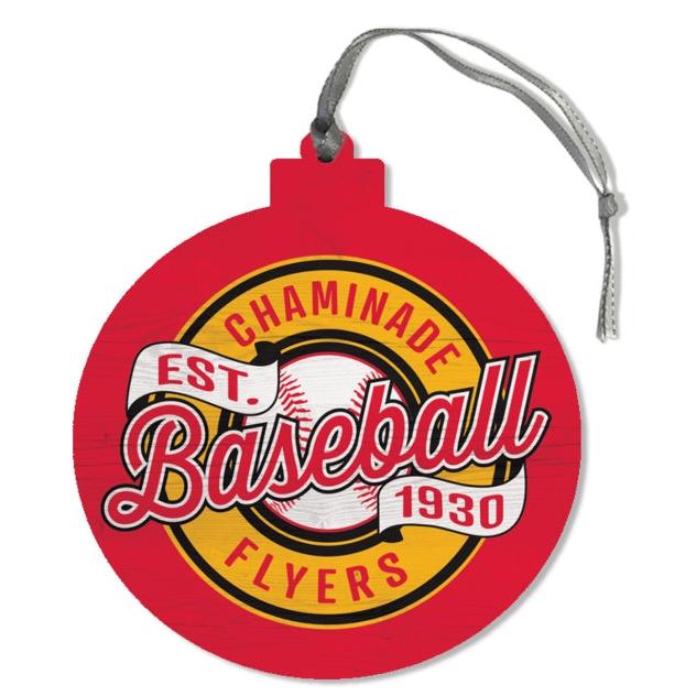 NEW Chaminade Baseball Christmas Wood Ornament - Last One