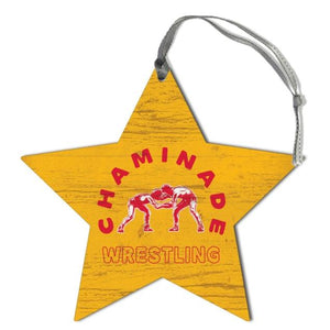 NEW Chaminade Wrestling Christmas Wood Ornament - Only 4 Left