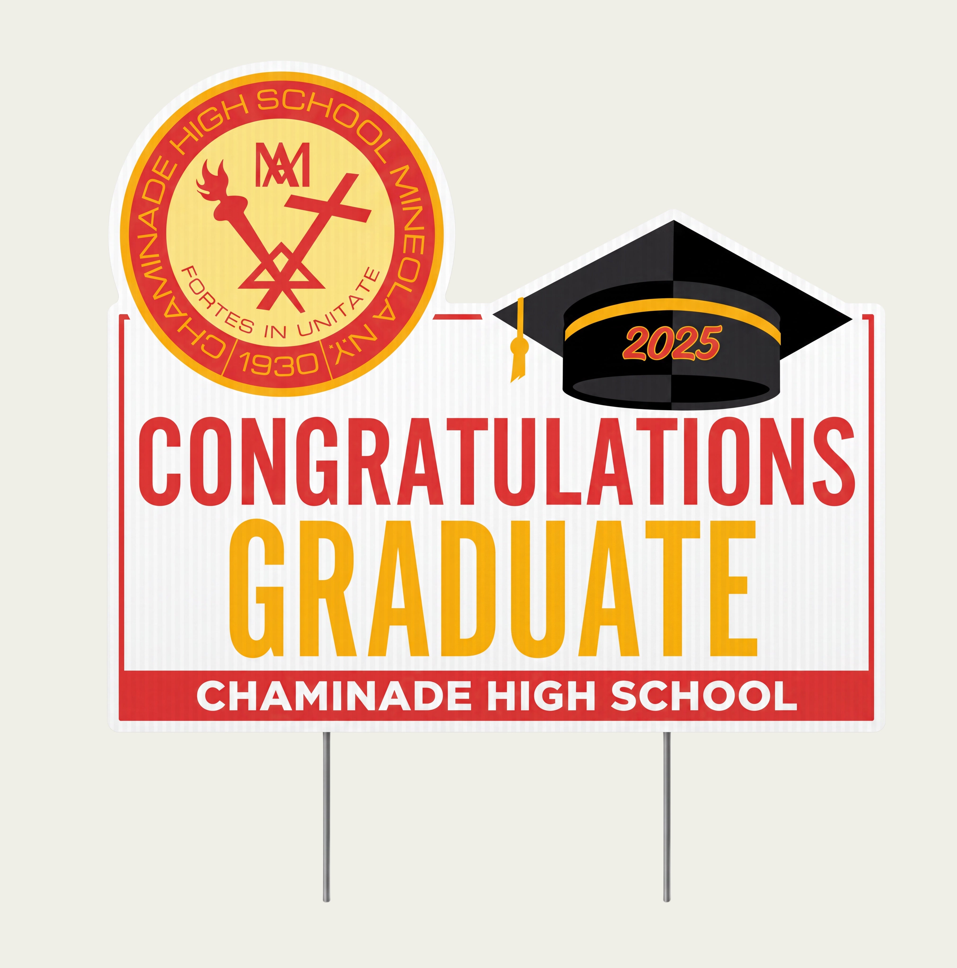LAWN SIGN - Congratulations Graduate - 2026 - NO Customization ...