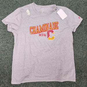 Legacy Women's Crew Neck Grey Chaminade Mom Shirt