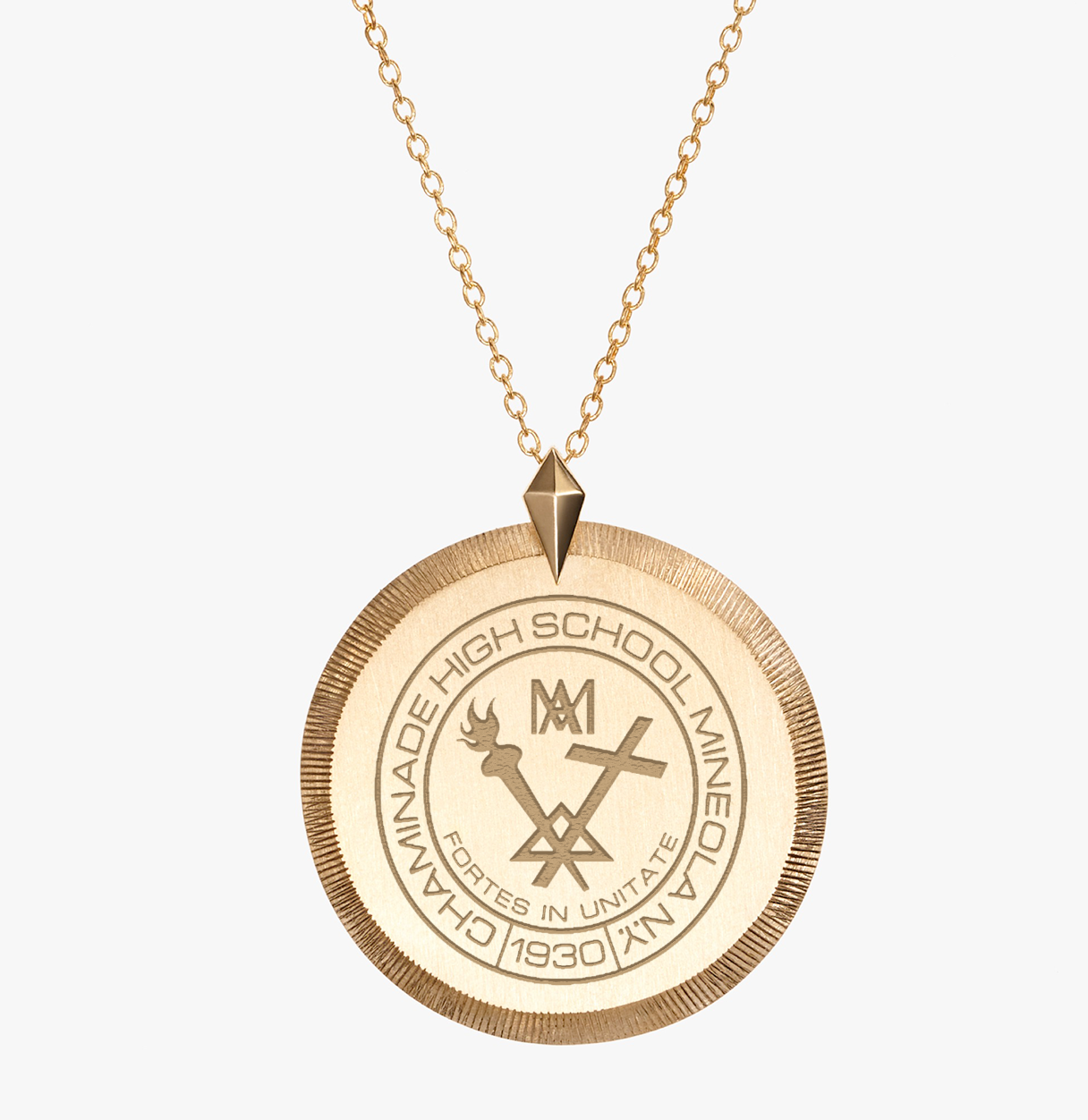 Kyle Cavan Florentine Necklace - Chaminade Crest Large - Final Sale