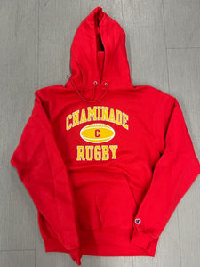 Champion Mens Rugby Hoodie - Red