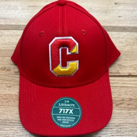 Legacy 717X Split C Hat with 3D Embroidery- Fitted