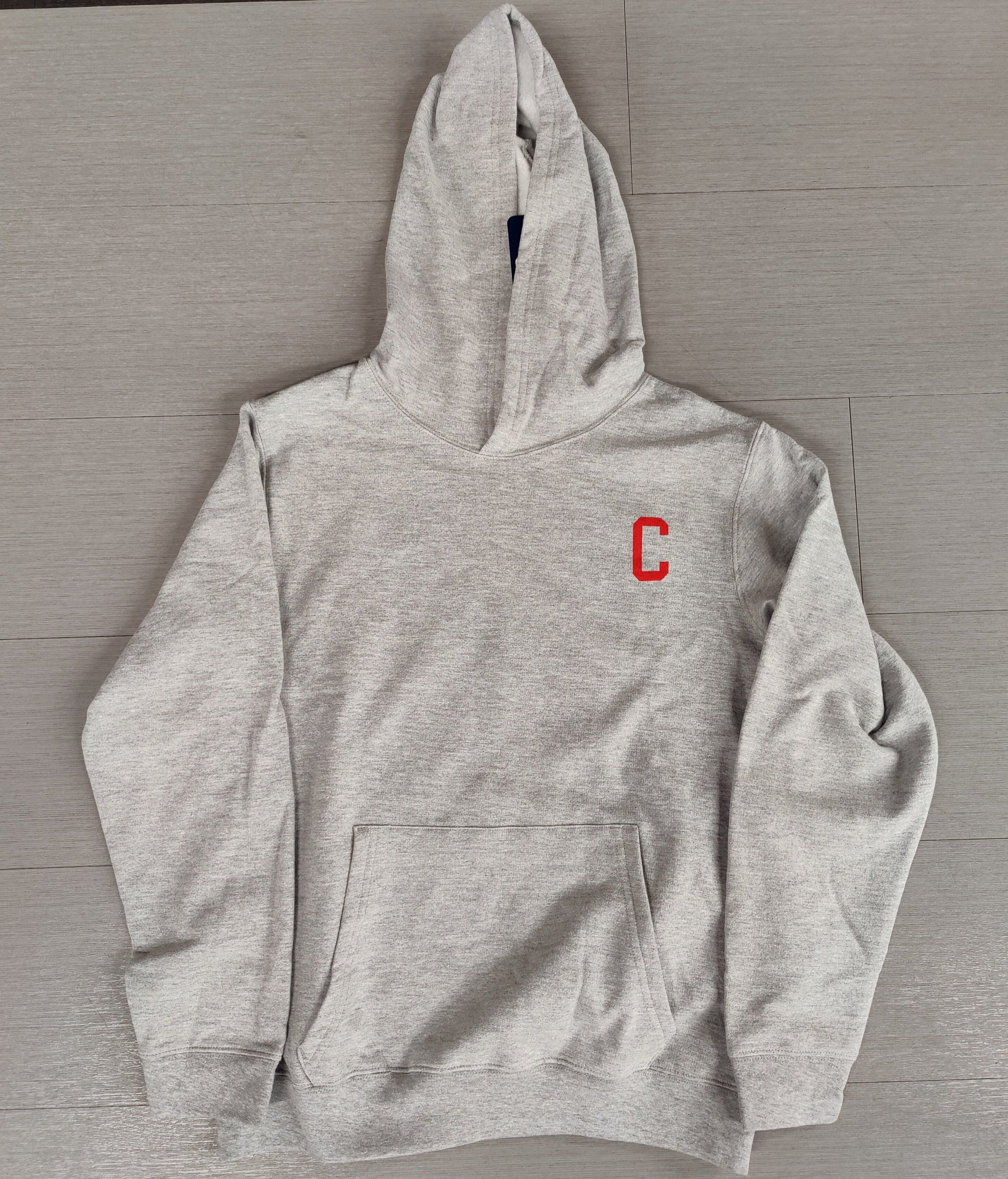 Boys Hoodie with "C" (Youth) - Grey **Final Sale**