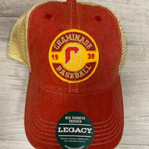 Legacy Baseball Trucker Hat - Red