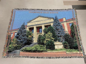Tapestry Throw Blanket Chaminade School Image