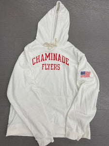 Legacy Hoodie - White with Flag on the sleeve